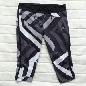 Adidas Black And Gray Capri Women's XL